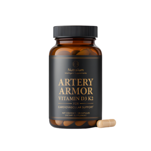 Artery Armor Vitamin D3 K2 Supplement 5000 IU D3 & 100 mcg MK-7 K2 – 120 Count