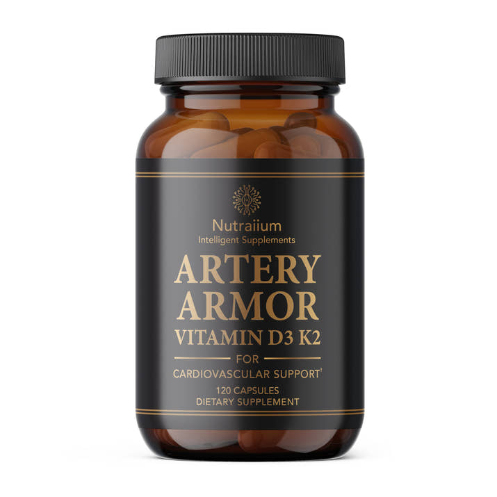 Artery Armor Vitamin D3 K2 by Nutraium 